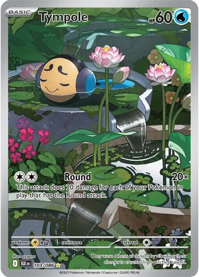 Tympole SV: Black Bolt 103/086 Illustration Rare NM