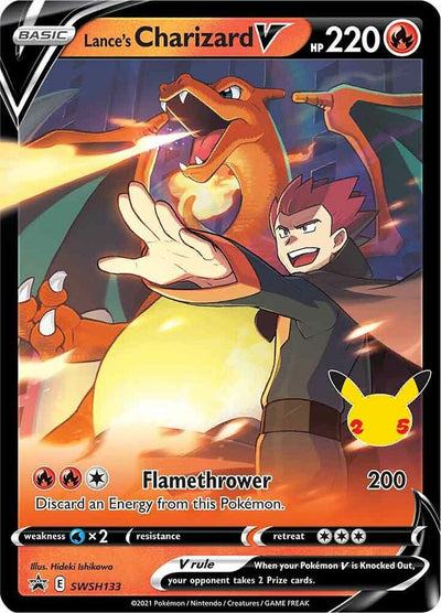 Lance's Charizard V SWSH: Sword & Shield Promo Cards SWSH133 Promo NM