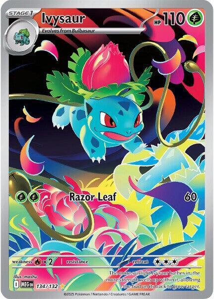 Ivysaur ME01: Mega Evolution 134/132 Illustration Rare NM