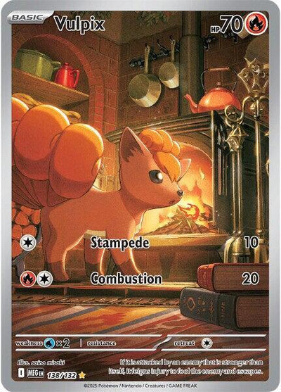 Vulpix ME01: Mega Evolution 138/132 Illustration Rare NM