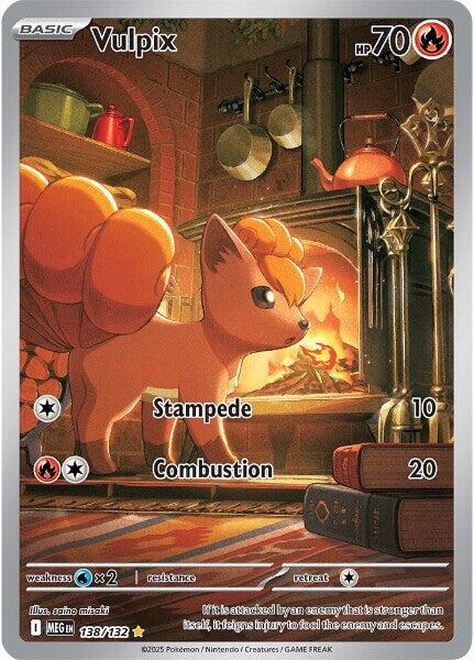 Vulpix ME01: Mega Evolution 138/132 Illustration Rare NM