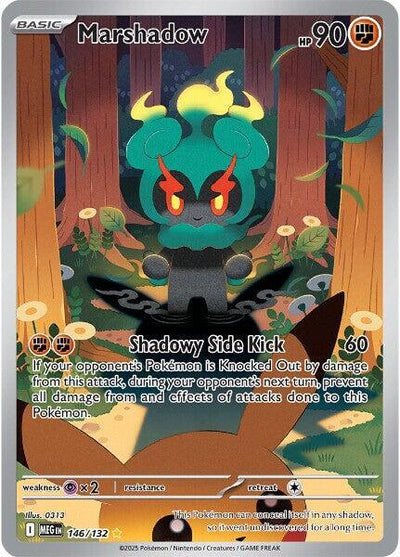 Marshadow ME01: Mega Evolution 146/132 Illustration Rare NM