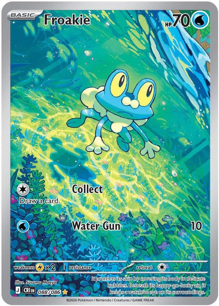 Froakie ME04: Chaos Rising 088/086 Illustration Rare NM